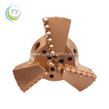8 1/2 inch non-coring 3 wings PDC bit